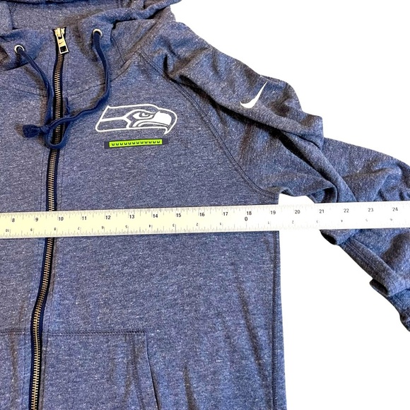 Seattle Seahawks | Nike Women's | Full Zip Hoodie Sweatshirt Medium - Picture 9 of 9